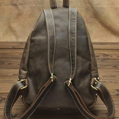 Cool and Retro Khaki Brown Mens Backpacks Vintage School Backpack Travel Backpack Bags for Men