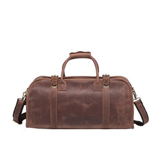 Cool Leather Mens Overnight Bags Weekender Bag Vintage Travel Bags Duffle Bag for Men