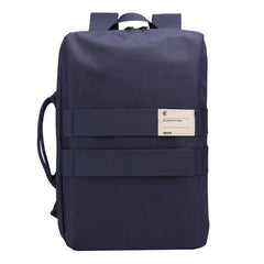 Cool PVC Canvas Men's Black Messenger Bag Travel Backpack 15.5'' Blue Handbag For Men - imessengerbags