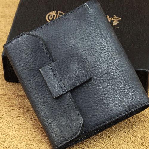 Handmade Mens Cool billfold Leather Wallet Men Small Wallets Trifold for Men - imessengerbags