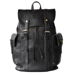 Black Leather Mens 15