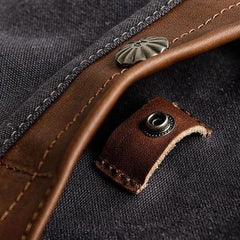 Canvas Leather Mens Cool Messenger Bag Sling Bag Chest Bag Bike Bag Cycling Bag for men - imessengerbags