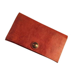 HandmadeLeather Mens Cool Long Leather Wallet Slim Travel Passport Wallet Clutch Wallet for Men - imessengerbags