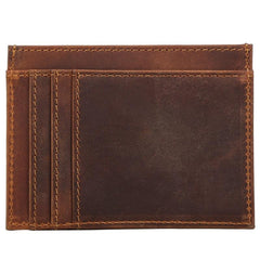 RFID Mens Leather Card Wallet Card Holder Front Pocket Wallet For Men - imessengerbags