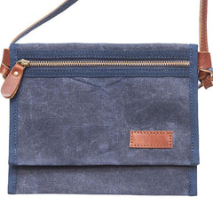 Mens Canvas Slim Cool Messenger Bag Side Bag Canvas Shoulder Bag for Men