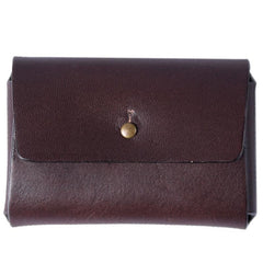 Handmade Leather Mens Cool Coin Change Leather Wallet Men Small Wallets Card for Men