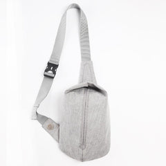 Cool OXFORD CLOTH PVC Black Men's Sling Bag One Shoulder Backpack For Men - imessengerbags