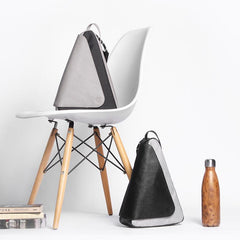 Cool OXFORD CLOTH PVC Men's Sling Bag Triangular One Shoulder Backpack Chest Bag For Men - imessengerbags