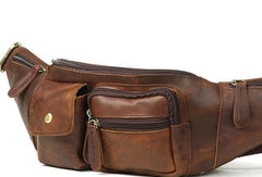 Leather Belt Bag Mens Fanny Back Waist Bag Fanny Bags For Men