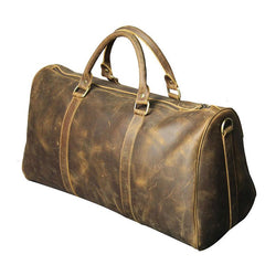 Cool Leather Mens Overnight Bag Weekender Bags Vintage Travel Bags Duffle Bags for Men