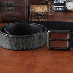 Genuine Leather Punk Rock Biker Trucker Mens Belt Men Black Coffee Belt for Men