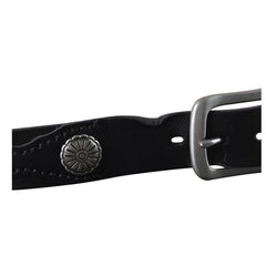 Genuine Leather Punk Rock Biker Trucker Mens Belt Men Black Coffee Belt for Men