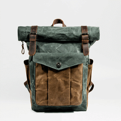 Cool Canvas Retro Mens Large Waterproof Travel Bag Computer Bag Student Backpack for Men - imessengerbags