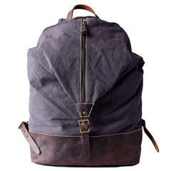 Canvas Mens Cool Backpack Bag Sling Bag Large Travel Bag Hiking Bag for Men - imessengerbags