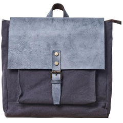Cool Mens Canvas Backpack Canvas Travel Bag Canvas School Bag for Men - imessengerbags