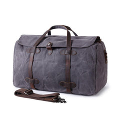 Mens Waxed Canvas Weekender Bags Canvas Travel Bag Canvas Overnight Bag for Men - imessengerbags