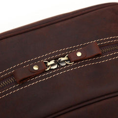 Cool Leather Mens Work Clutch Bag Wristlet Bag Clutch Handbag For Men - imessengerbags