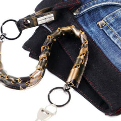 Camouflage  biker trucker Keychain wallet Chain for chain wallet biker wallet trucker wallet - imessengerbags