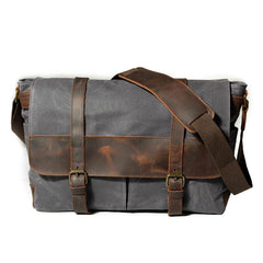 Mens Canvas Messenger Bag Camera Side Bag Courier Bag Shoulder Bag for Men