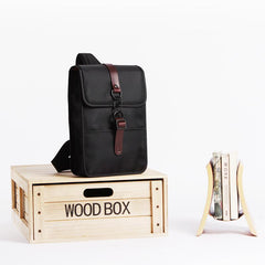 Nylon Cloth Casual Men's Sling Bag One Shoulder Backpack Chest Bag For Men - imessengerbags
