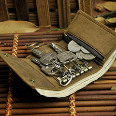 Cool Small Leather Mens Keys Wallet Car Keys Holder Car Key Case for Men - imessengerbags