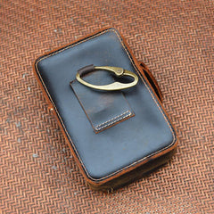Cool Leather Men's Cell Phone Holster Belt Pouch Belt Bag Waist Bag For Men - imessengerbags