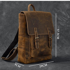 Brown Leather Mens 14
