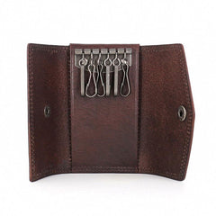 Cool Leather Mens Key Wallet Car Keys Holder Car Keys Case for Men - imessengerbags