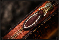 Handmade Leather Ucchusma Mens Chain Biker Wallet Cool Leather Wallet With Chain Wallets for Men