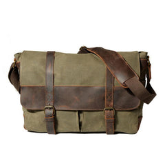 Mens Canvas Messenger Bag Camera Side Bag Courier Bag Shoulder Bag for Men