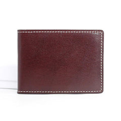 Leather Mens Slim license Wallet Card Wallets Slim Wallet Front Pocket Wallet for Men - imessengerbags
