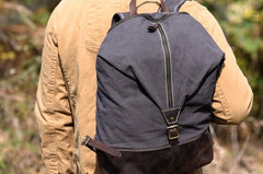 Canvas Mens Cool Backpack Bag Sling Bag Large Travel Bag Hiking Bag for Men - imessengerbags