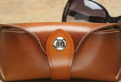 Handmade Mens Leather Glasses Case Glasses Box Glasses Holder For Men - imessengerbags