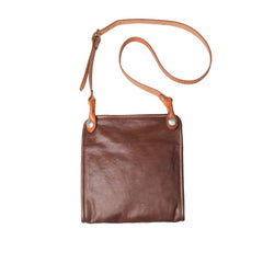 Casual Coffee Leather Men Vertical Side Bag Green Small Messenger Bag Camouflage Courier Bag For Men - imessengerbags