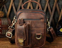 Vintage Leather Belt Pouches for Men Waist Bag BELT BAG Shoulder Bags For Men