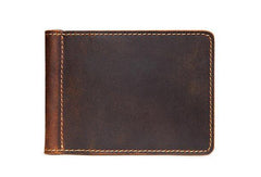 Handmade Genuine Leather Wallet billfold Leather Wallet Slim Bifold Wallet Bag For Mens - imessengerbags