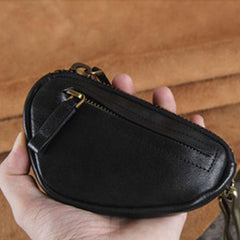 Genuine Leather Mens Cool Key Wallet Car Key Change Coin Holder Car Key Case for Men - imessengerbags
