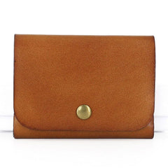 Leather Mens Front Pocket Wallet Small Wallets Card Wallet Change Wallet for Men