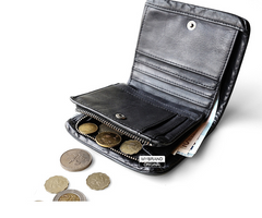 Genuine Leather Mens Cool billfold Leather Wallet Men Small Wallets Bifold for Men - imessengerbags