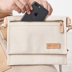 Mens Canvas Slim Cool Messenger Bag Side Bag Canvas Shoulder Bag for Men