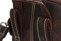 Cool Leather Mens Camera Bag Small Shoulder Bag Crossbody Bag For Men