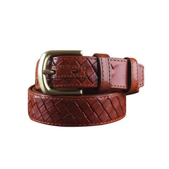 Genuine Leather Punk Rock Biker Trucker Mens Belt Men Black Coffee Belt for Men - imessengerbags