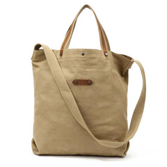 Mens Waxed Canvas Handbags Canvas Tote Bag Canvas Shoulder Bag for Men - imessengerbags