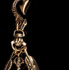 Brass biker trucker Tibetan Keychain wallet Chain for chain wallet biker wallet trucker wallet - imessengerbags