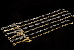 Brass Silver biker Tibetan wallet Chains for chain wallet biker wallet trucker wallet