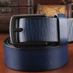 Genuine Leather Punk Rock Biker Trucker Mens Belt Men Black Coffee Belt for Men