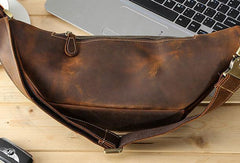 Cool Mens Leather Belt Bag Fanny Pack Waist Bags For Men