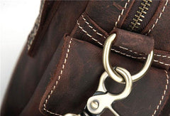 Cool Leather Mens Camera Bag Small Shoulder Bag Crossbody Bag For Men