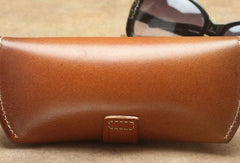 Handmade Mens Leather Glasses Case Glasses Box Glasses Holder For Men - imessengerbags