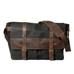 Mens Canvas Messenger Bag Camera Side Bag Courier Bag Shoulder Bag for Men